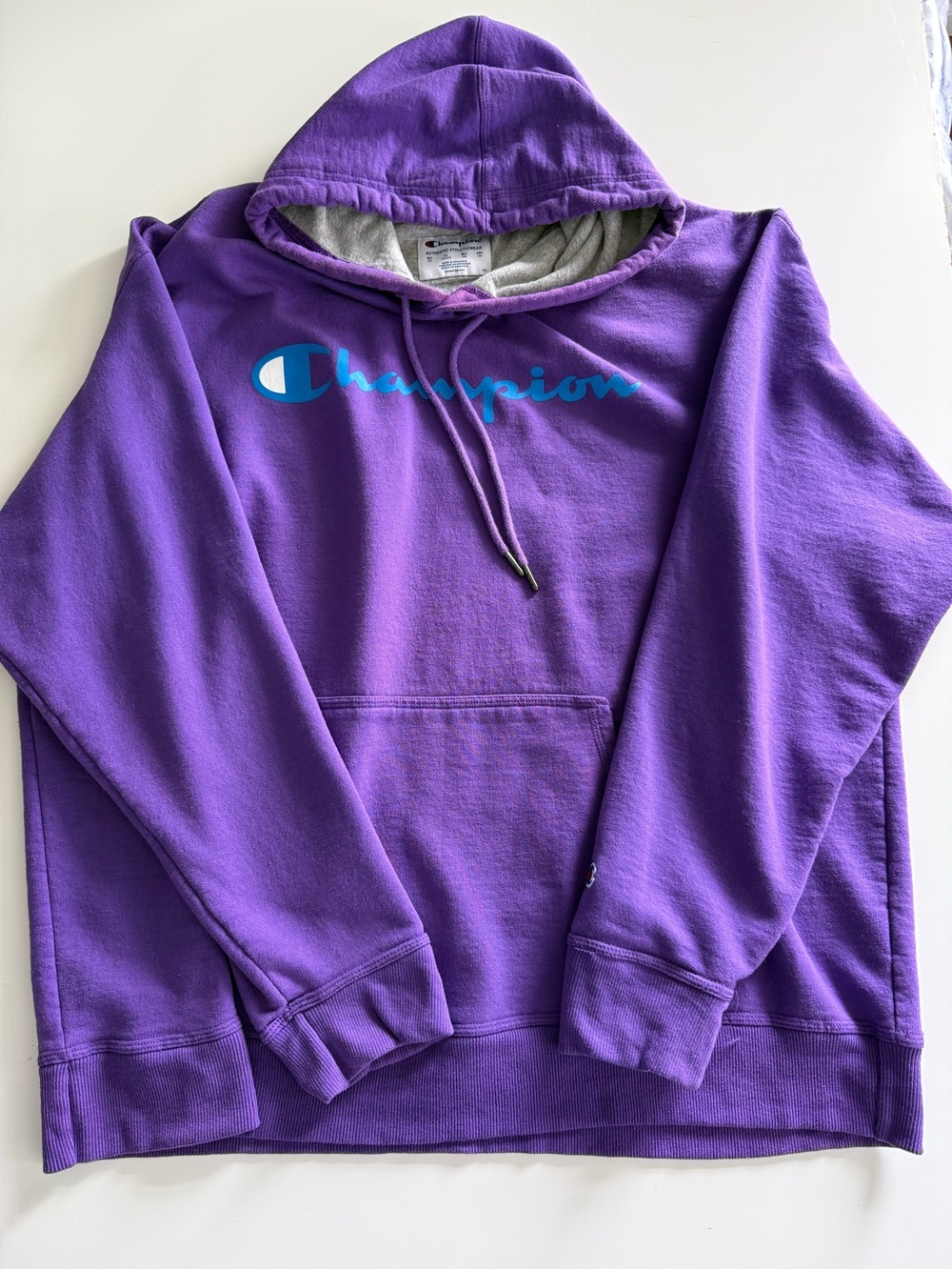 Champion men’s purple pullover hoodie